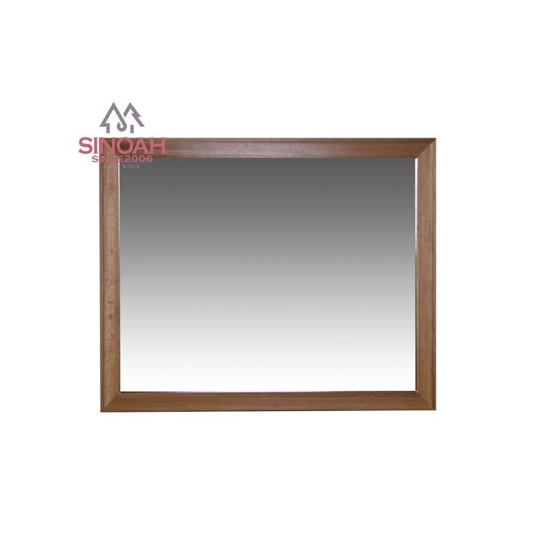 Cermin Dinding Rustic Oak